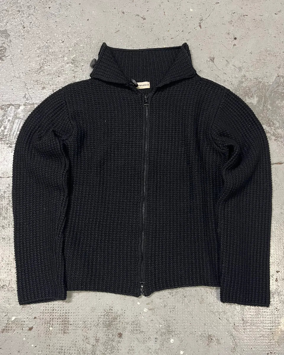 EMPORIO ARMANI zip ドライバーズニット archive undefined