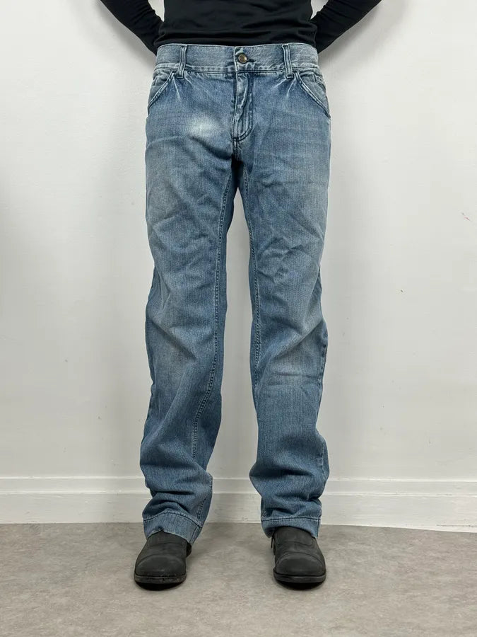 00s Italy製 DOLCE&GABBANA Denim Pants 2000s Dolce & Gabbana Blue Denim Jeans – Dolce Vita Hub