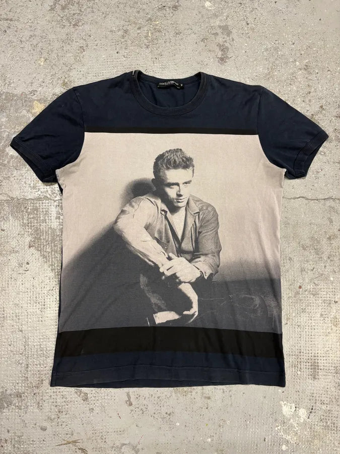 DOLCE&GABBANA JAMES DEAN tシャツ ドルガバ　56 2000s Dolce & Gabbana James Dean T-shirt – Dolce Vita Hub