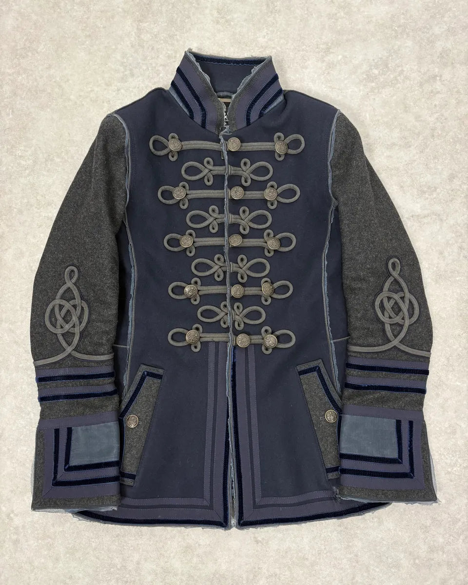 AW2009 Dolce & Gabbana Napoleon Officer Navy Wool Jacket – Dolce