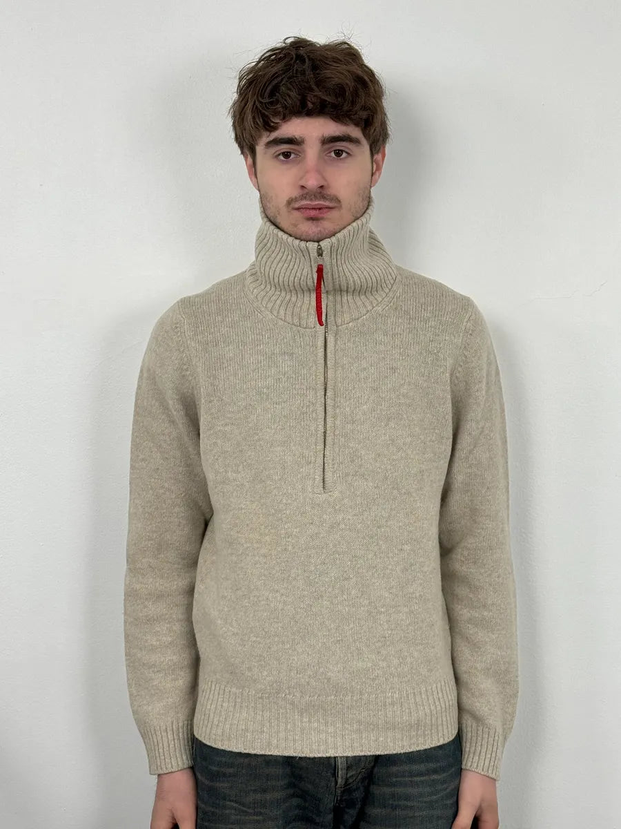 2000s Prada Grey Wool Zip-Up Sweater – Dolce Vita Hub