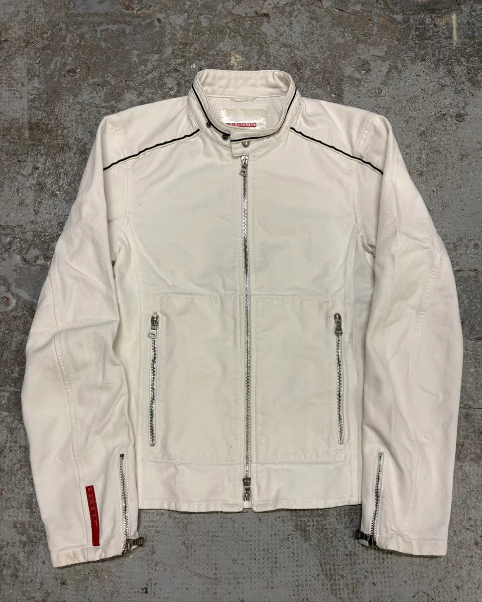 2000s Prada White Citizen Jacket – Dolce Vita Hub