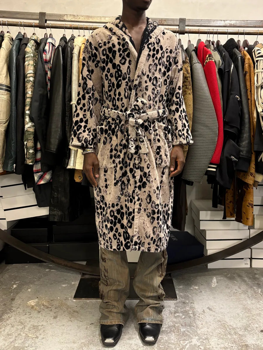 2000s Roberto Cavalli Leopard Beige Bathrobe – Dolce Vita Hub