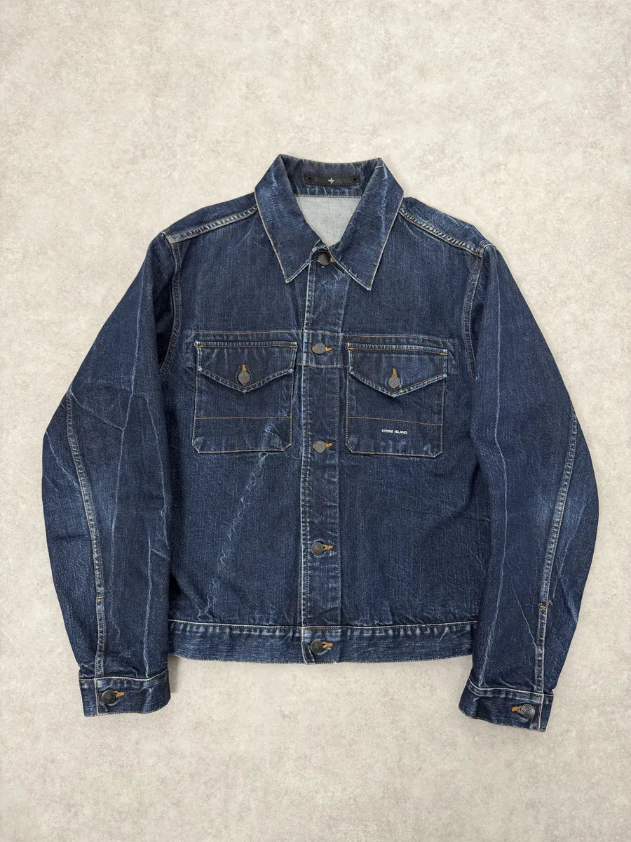 2000s Stone Island Brut Navy Denim Jacket – Dolce Vita Hub