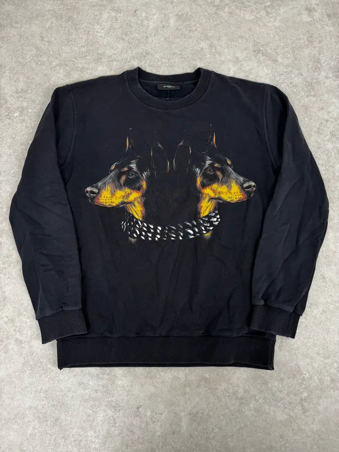 givenchy ドーベルマン トレーナー AW2014 Givenchy Black Dobberman Dog Sweater by Riccardo Tisci