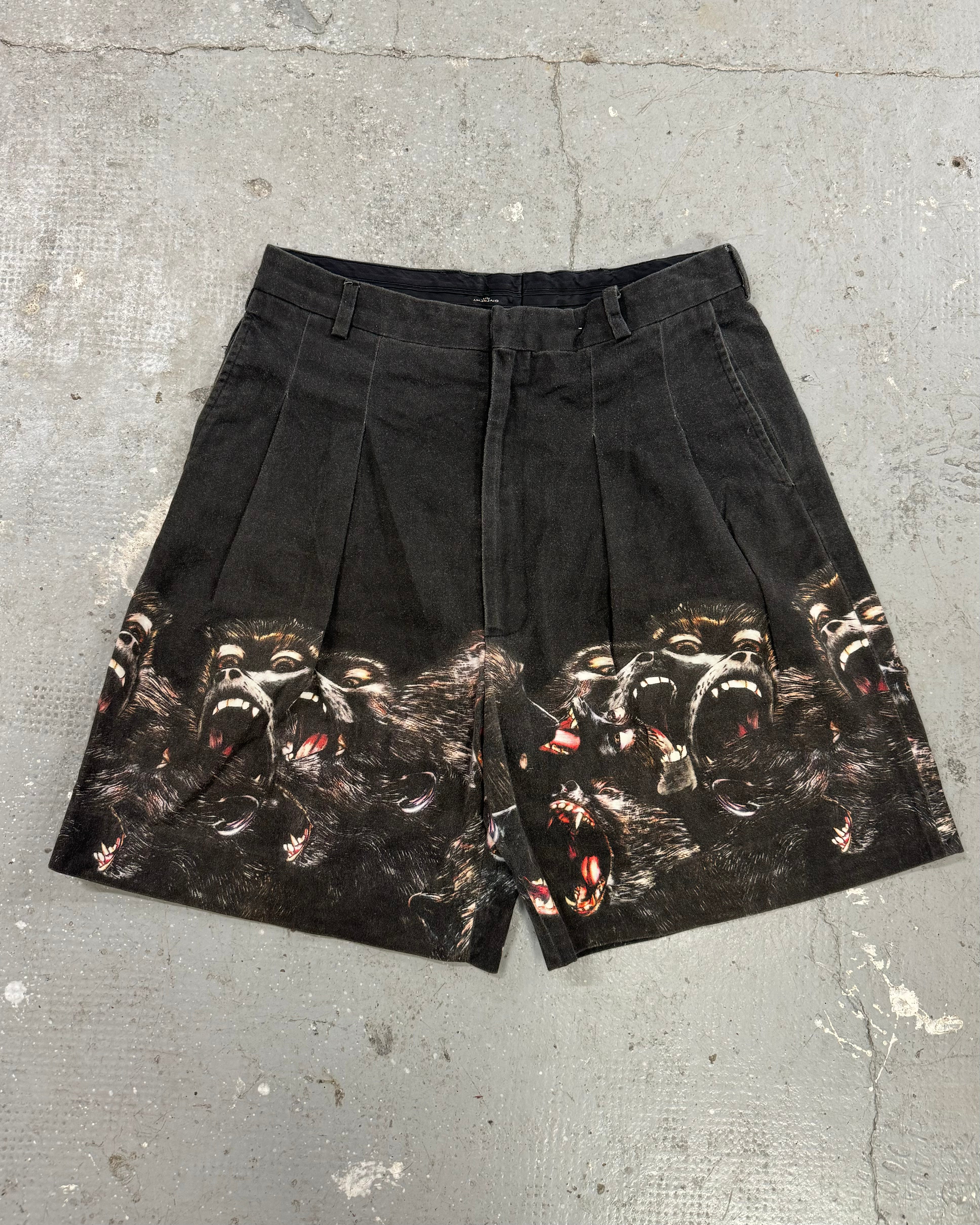 SS2016 Givenchy Black Monkey Print Short by Riccardo Tisci – Dolce