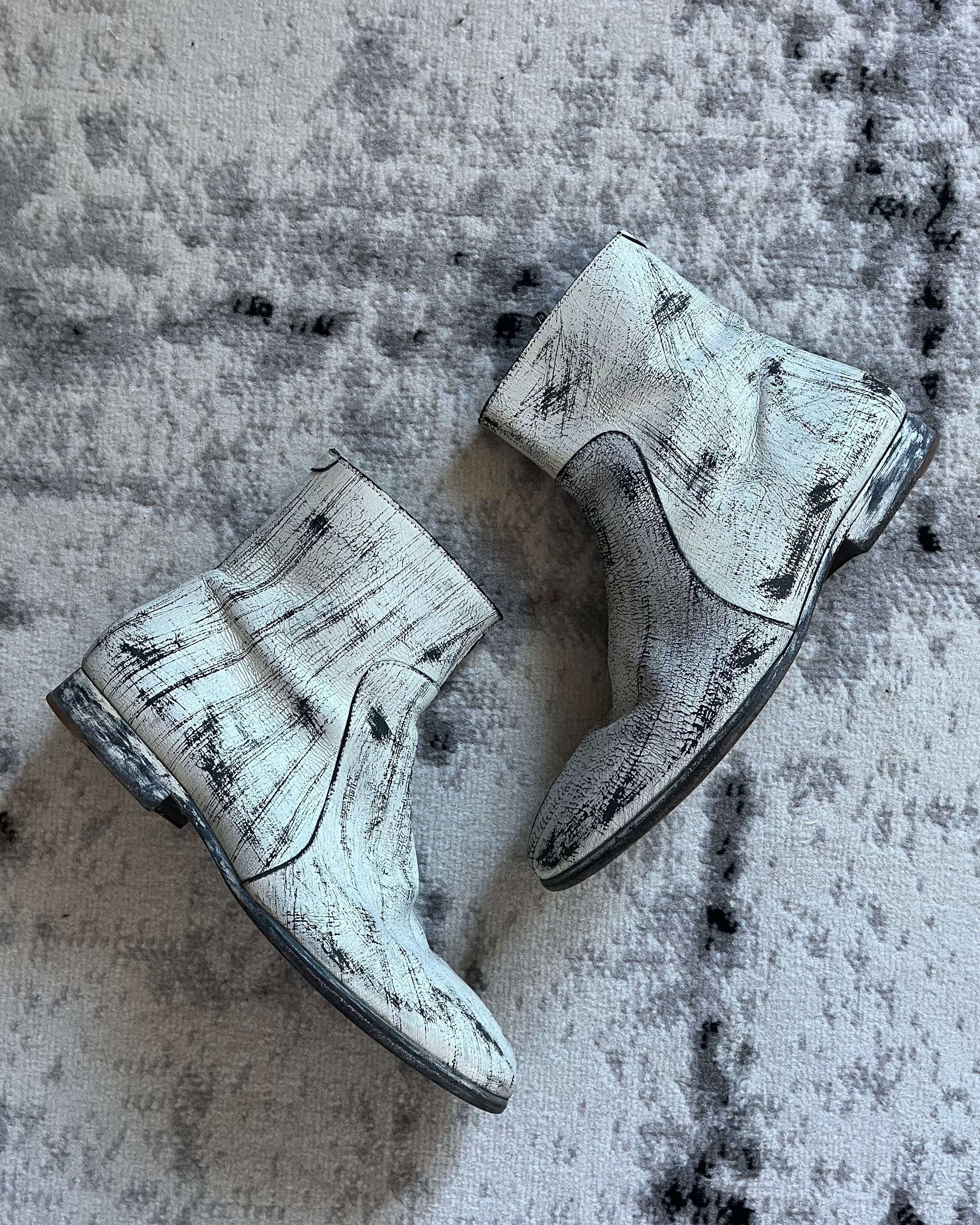 2012 Maison Margiela White HM Boots (44eu/10us) – Dolce Vita Hub