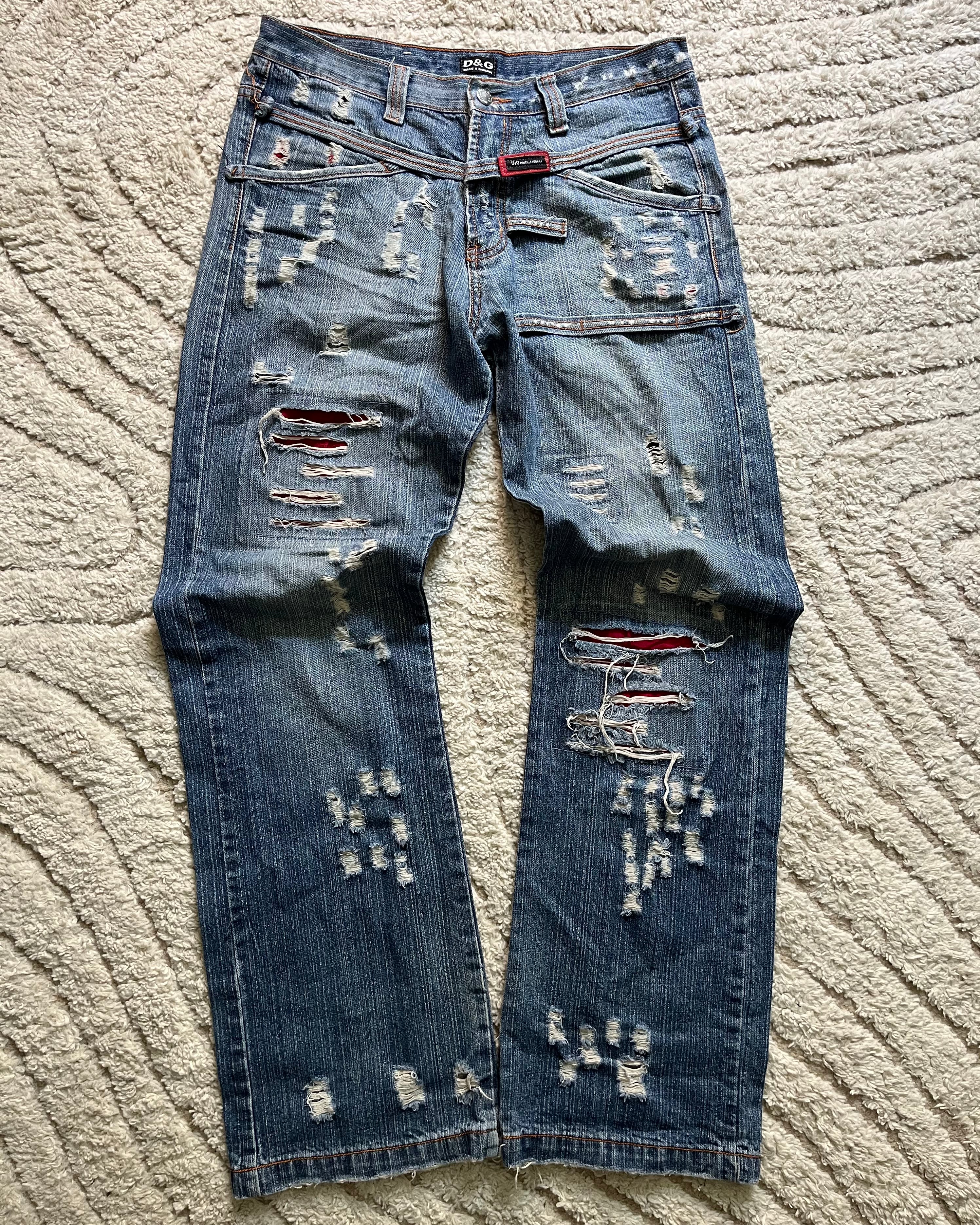 AW2005 Dolce & Gabbana Archive denim jeans (L) – Dolce Vita Hub AW2005 Dolce & Gabbana Archive denim jeans (L) – Dolce Vita Hub