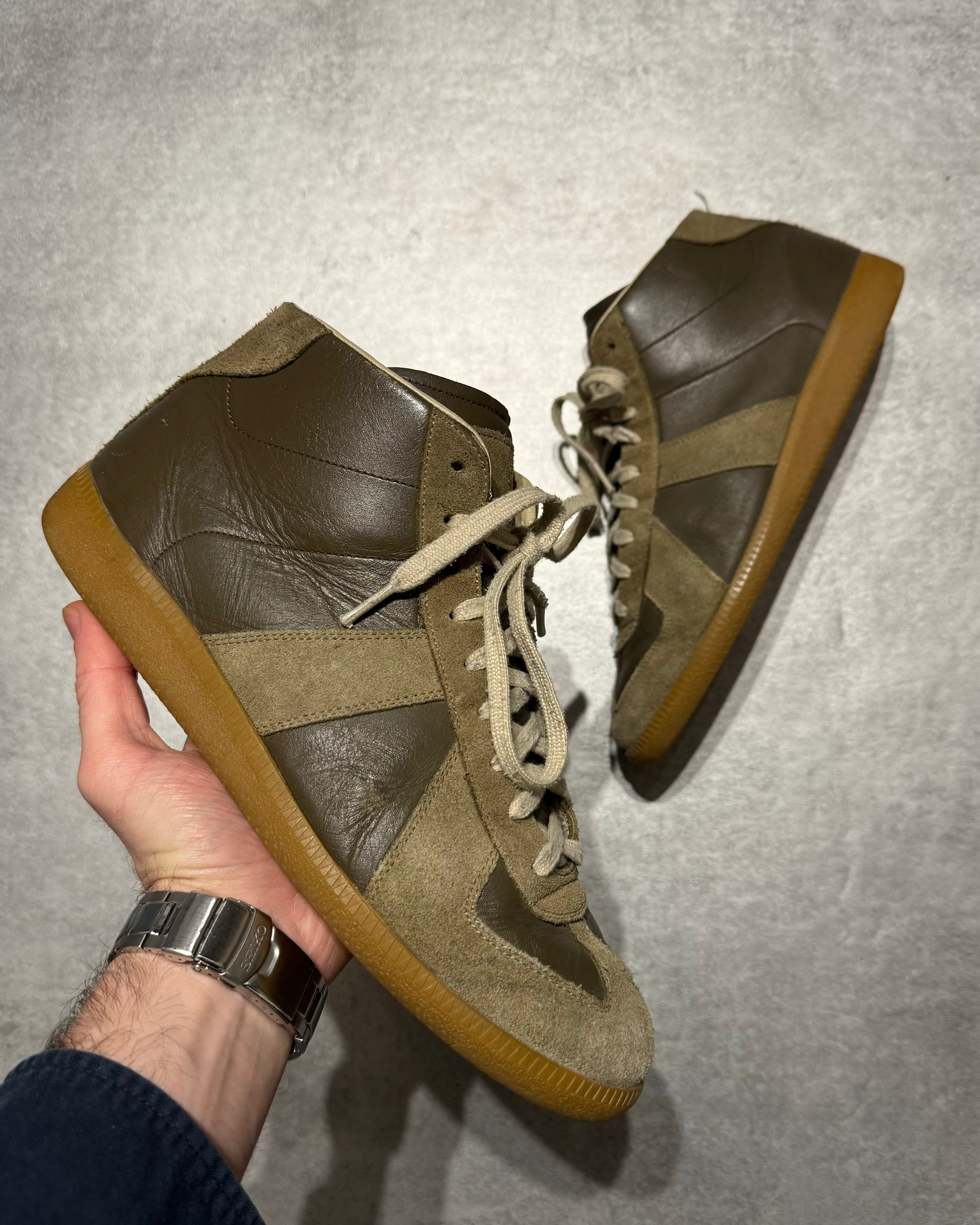 Maison Margiela Replica High Brown Leather Shoes – Dolce Vita Hub