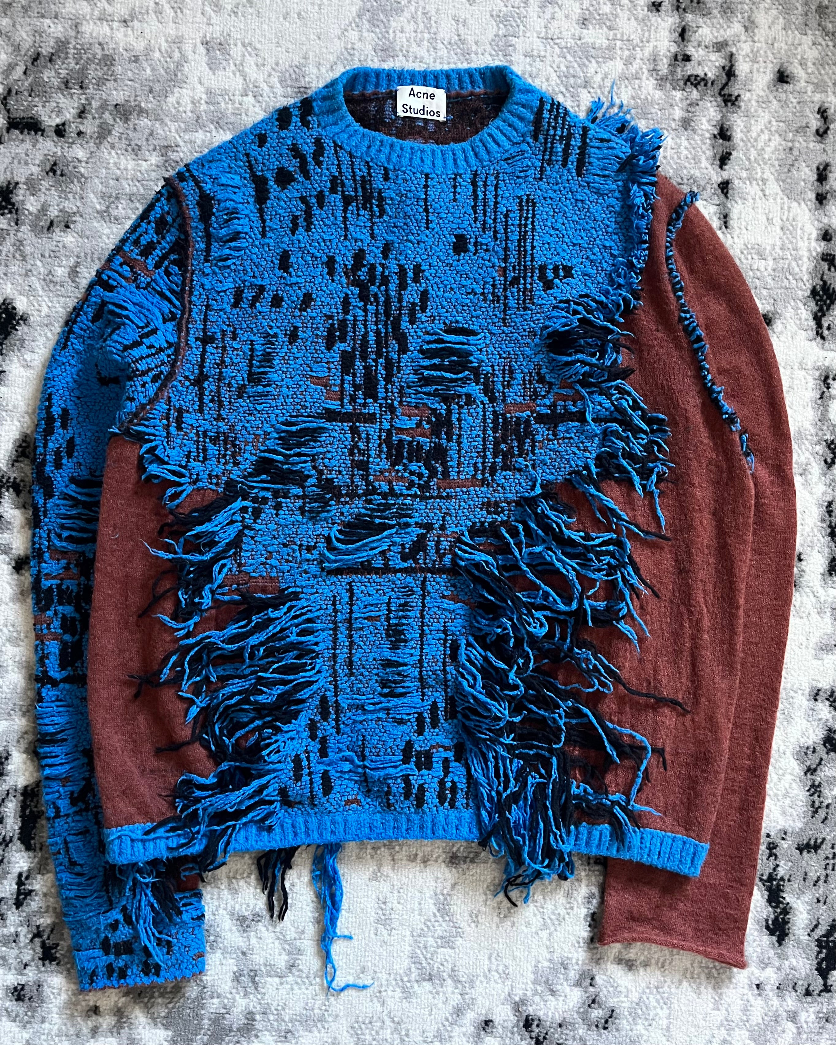 AW2018 Acne Studios Deconstructed Environment Sweater (S/M AW2018 Acne Studios Deconstructed Environment Sweater (S/M