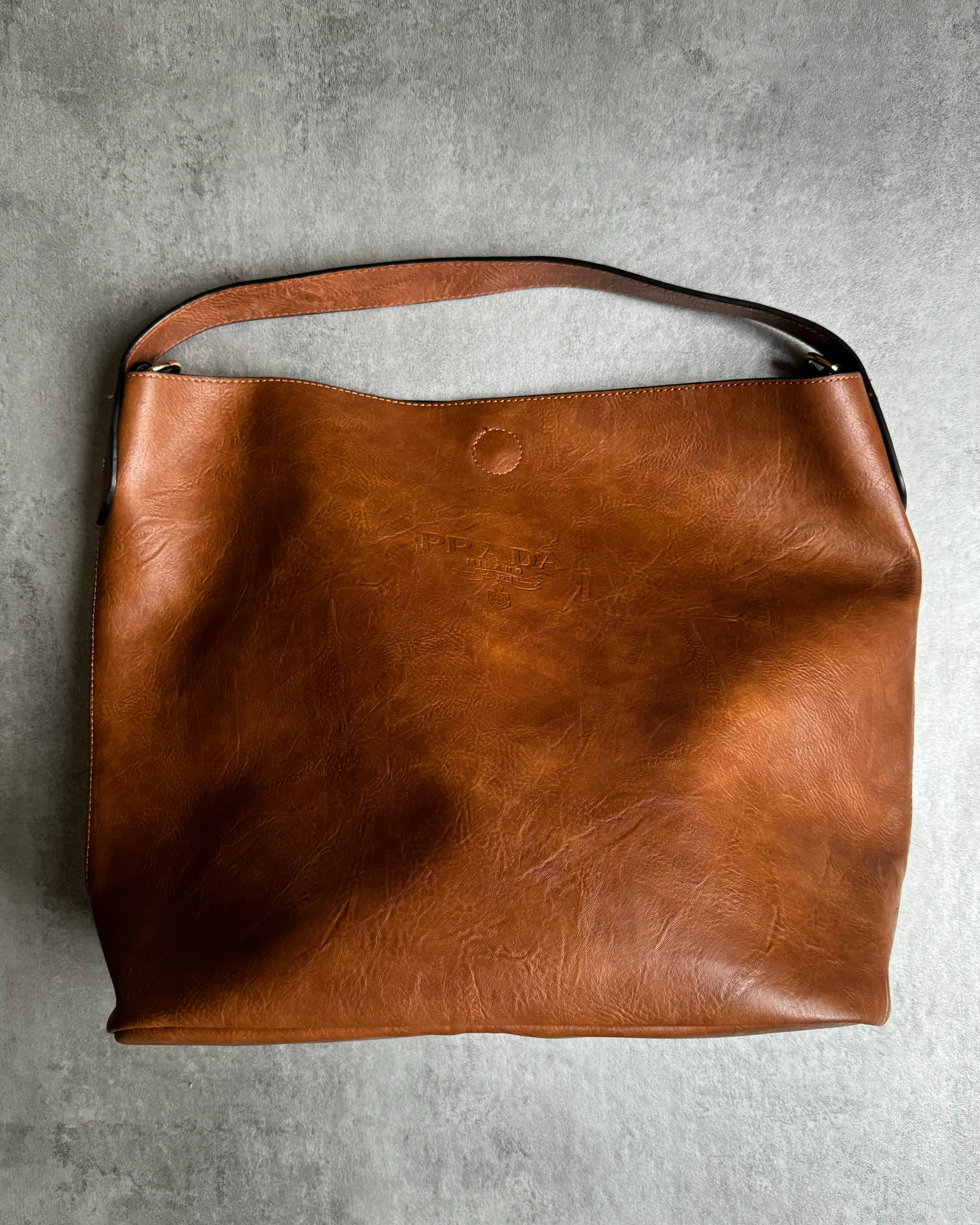 1990s Prada Brown Archive Leather Handle Bag – Dolce Vita Hub 1990s Prada Brown Archive Leather Handle Bag – Dolce Vita Hub