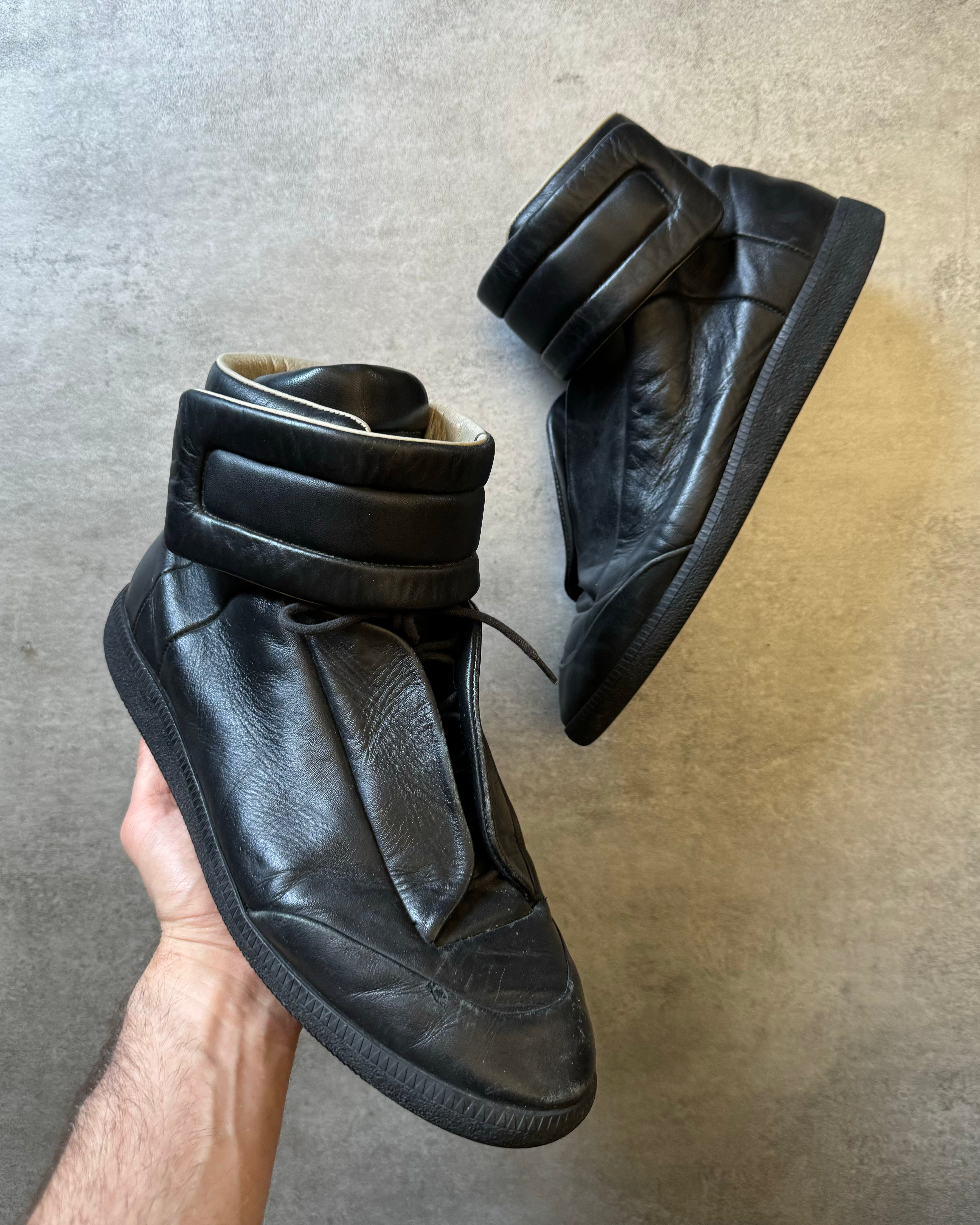 Maison Margiela Future High Top Black Leather (46eu/us12) – Dolce Maison Margiela Future High Top Black Leather (46eu/us12) – Dolce