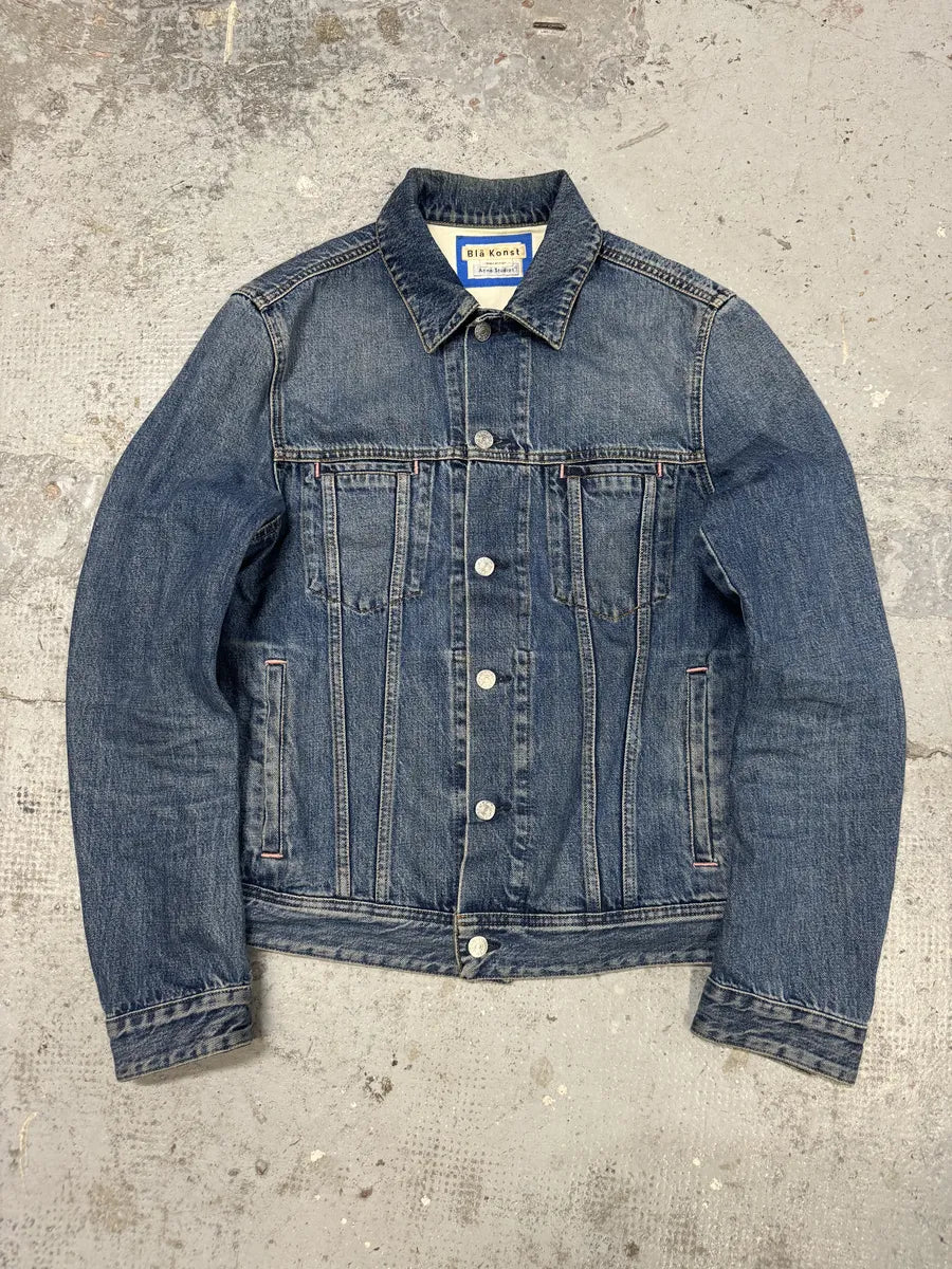 Acne Studios Bla Konst Blue Denim Jacket – Dolce Vita Hub Acne Studios Bla Konst Blue Denim Jacket – Dolce Vita Hub