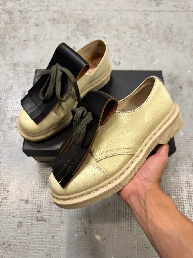 AW2016 Dr Martens x Marni Cream Cracked Leather Loafers – Dolce