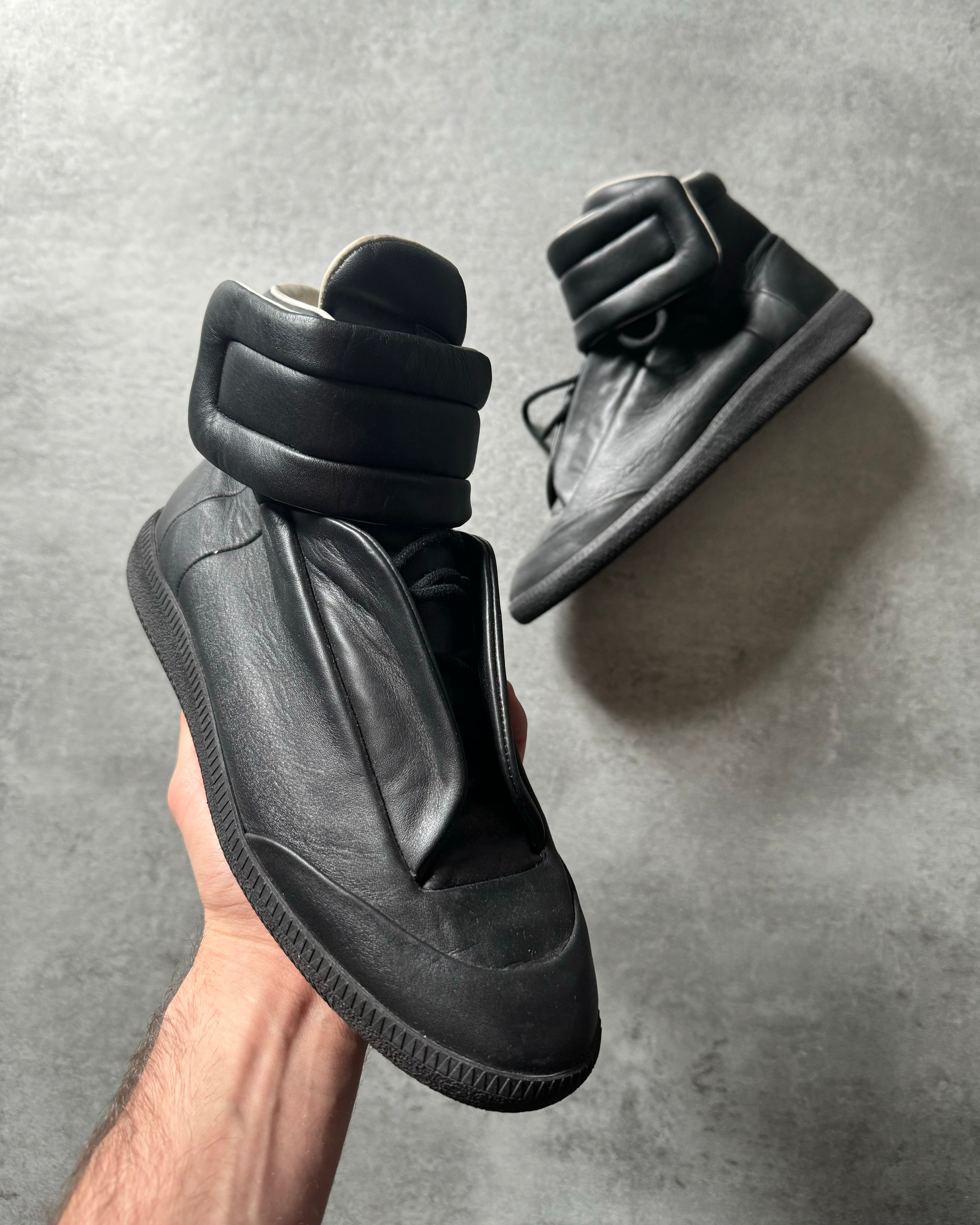 Maison Margiela Future High Leather Black (40eu/us7) – Dolce Vita Hub Maison Margiela Future High Leather Black (40eu/us7) – Dolce Vita Hub