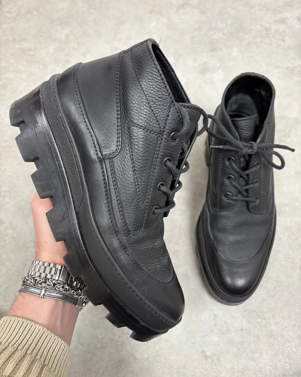 Balenciaga Black Premium Mountain Leather Boots – Dolce Vita Hub