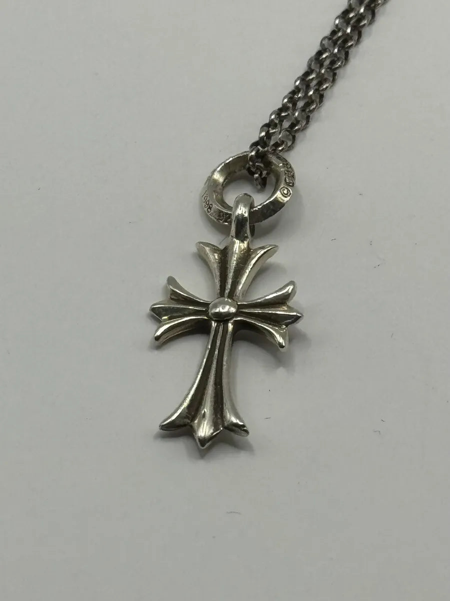 Chrome Hearts Tiny Cross Silver Pendant – Dolce Vita Hub