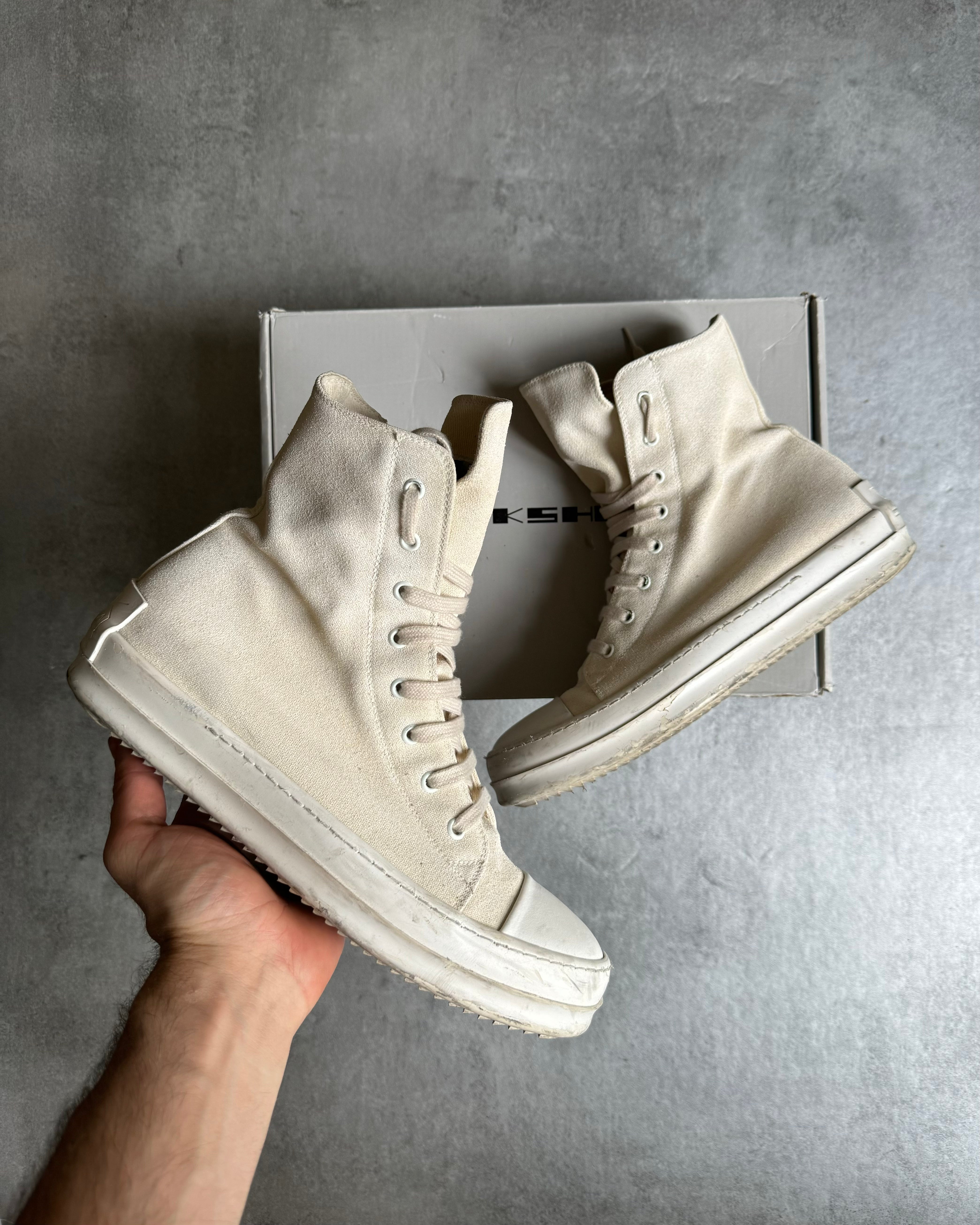 AW2021 Rick Owens High Beige Ramones DRKSHDW – Dolce Vita Hub