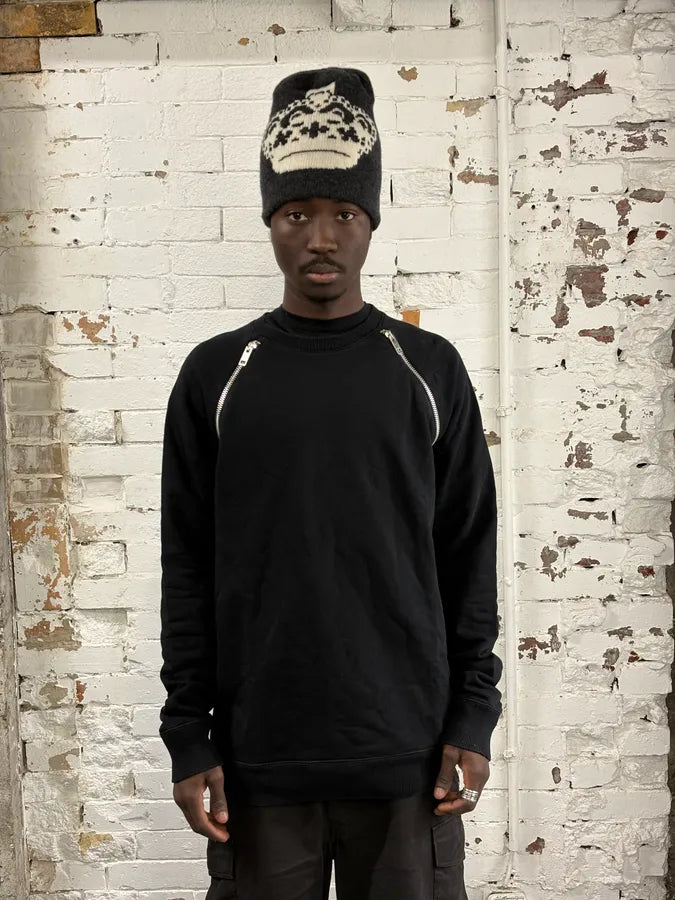 Diesel Black Multi Zips Sweater – Dolce Vita Hub