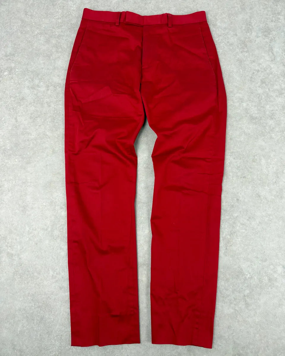 Dior Homme Red Classy Tailored Pants by Kris Van Assche – Dolce