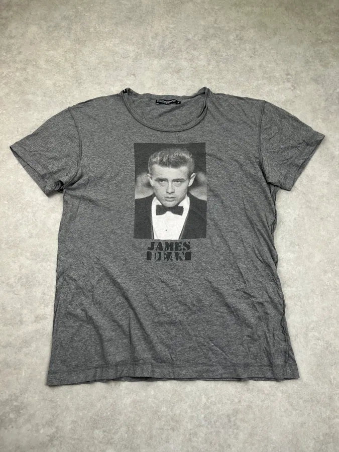 Dolce & Gabbana James Dean Grey T-Shirt – Dolce Vita Hub