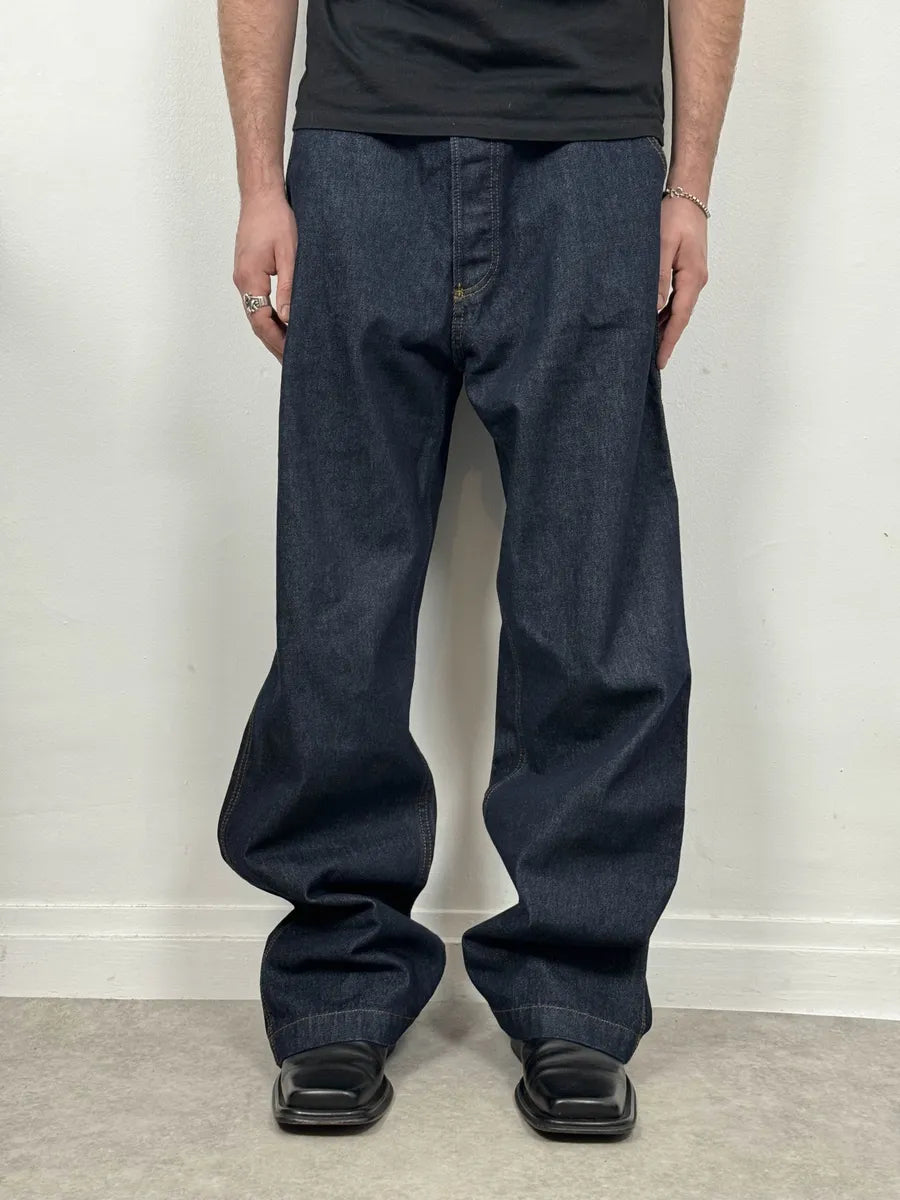 Dries Van Noten Navy Brut Denim Carpenter Jeans – Dolce Vita Hub