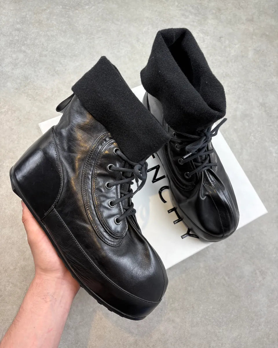 Givenchy (B).STROY Bunny Black Calf Leather Ankle Boots – Dolce
