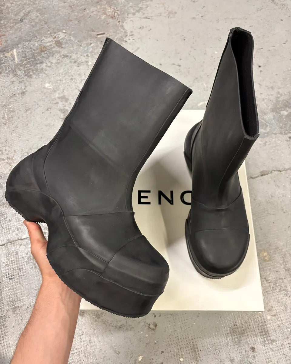 Givenchy Rubber Ankle Black Rain Boots – Dolce Vita Hub