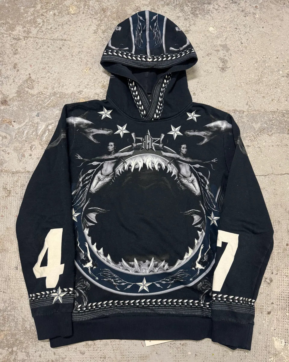 Givenchy Black Star Christ Hoodie by Riccardo Tisci – Dolce Vita Hub Givenchy Black Star Christ Hoodie by Riccardo Tisci – Dolce Vita Hub