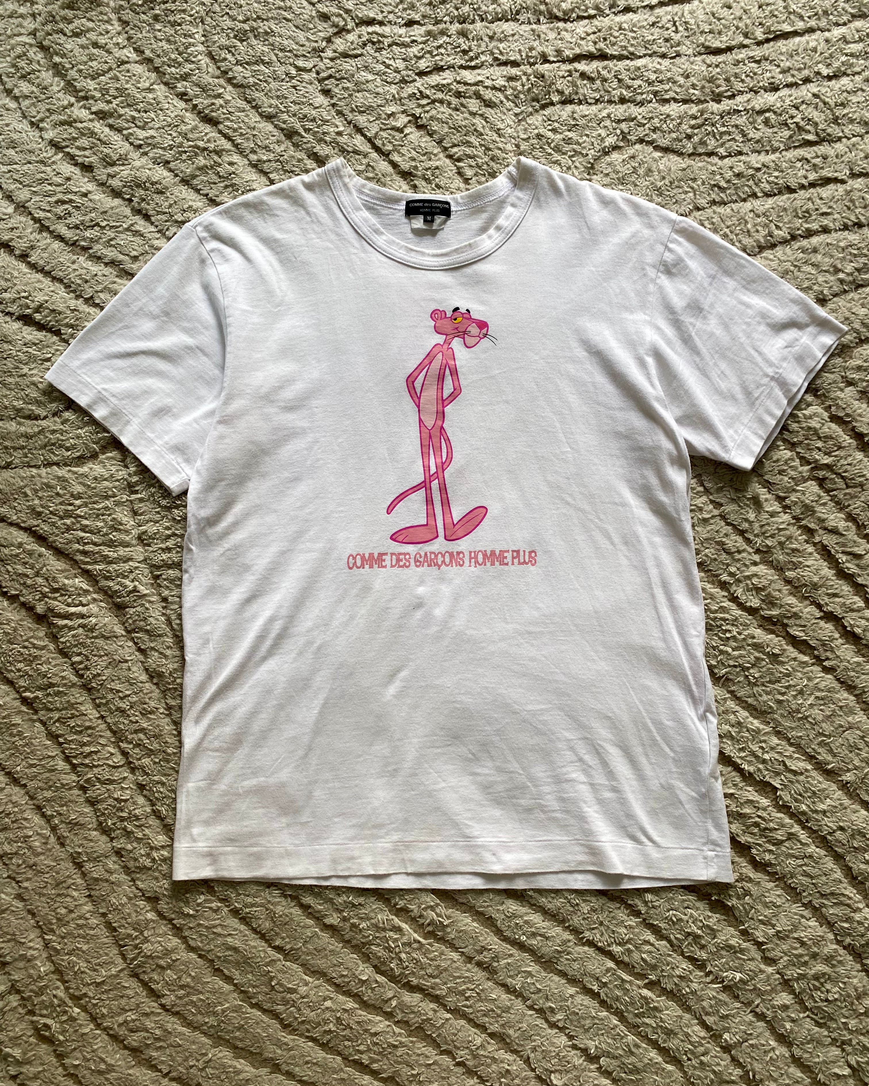 SS05 Comme des Garçons Pink Panther T shirt (M) – Dolce Vita Hub SS05 Comme des Garçons Pink Panther T shirt (M) – Dolce Vita Hub