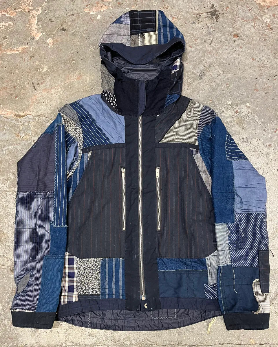 Junya Watanabe x Comme des Garçons Patchwork Hooded Reversible Junya Watanabe x Comme des Garçons Patchwork Hooded Reversible