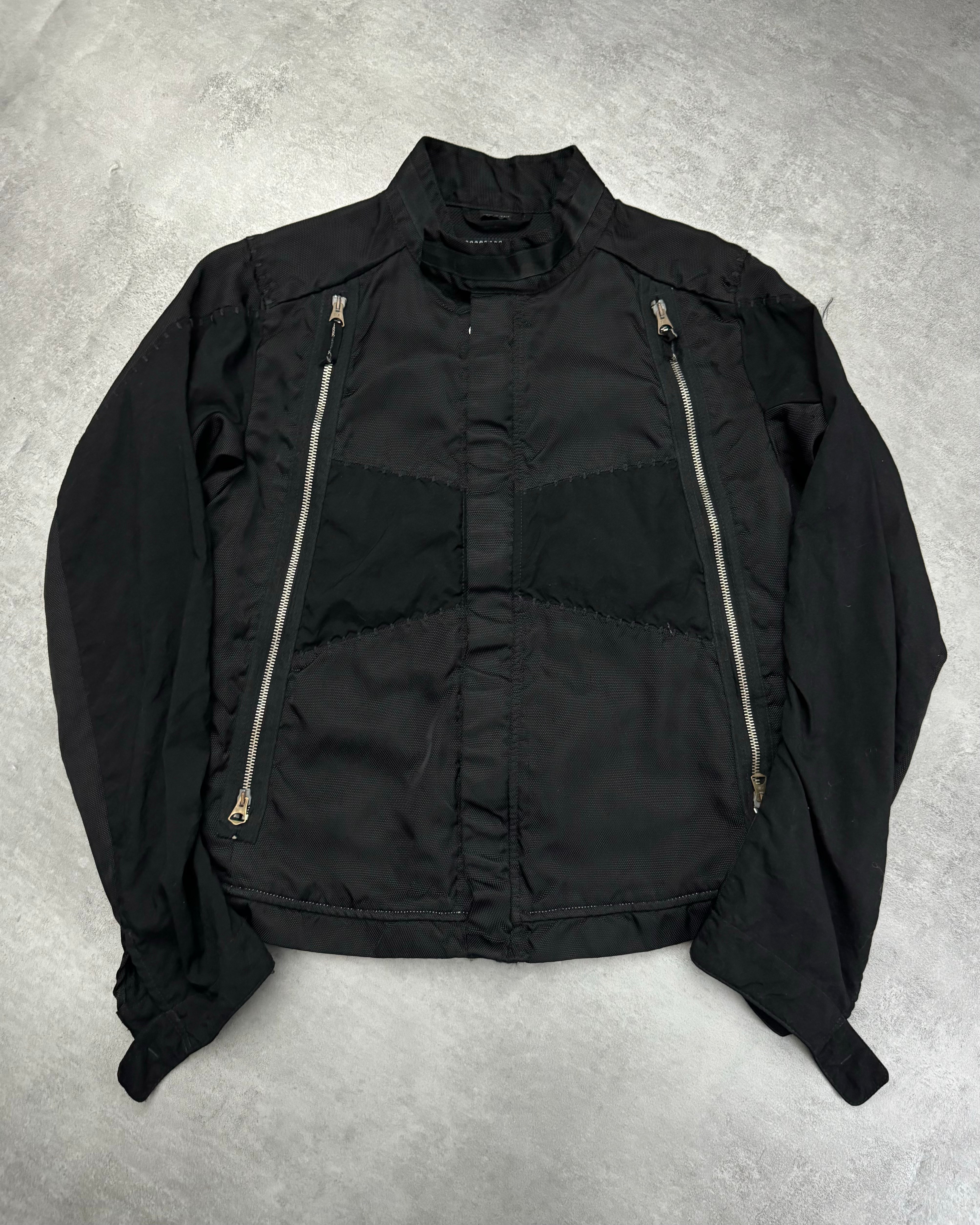 ジャケット・アウター MARITHE+FRANCOIS GIRBAUD jacket Marithe + François Girbaud Ultimate Zippers Black Jacket – Dolce