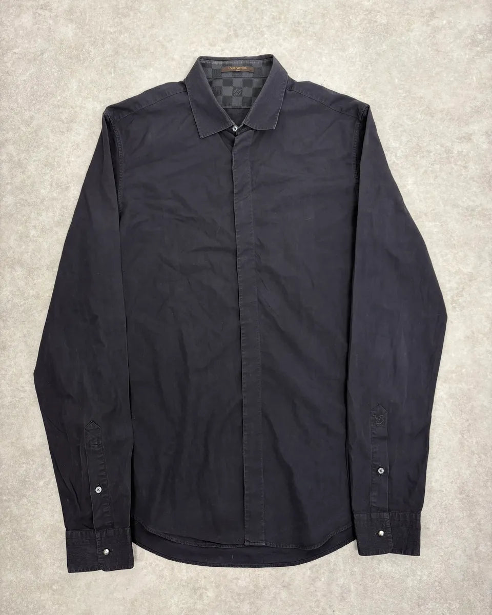 Louis Vuitton Black Monogrammed Shirt