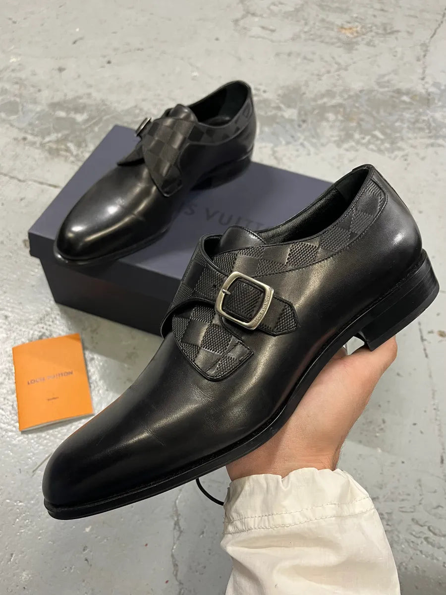 black louis vuitton dress shoes Buckle Leather Derby – Dolce Vita Hub long sleeves wedding dress including an embroidered signature Cami Li Wants a Size:US 7 / UK 6