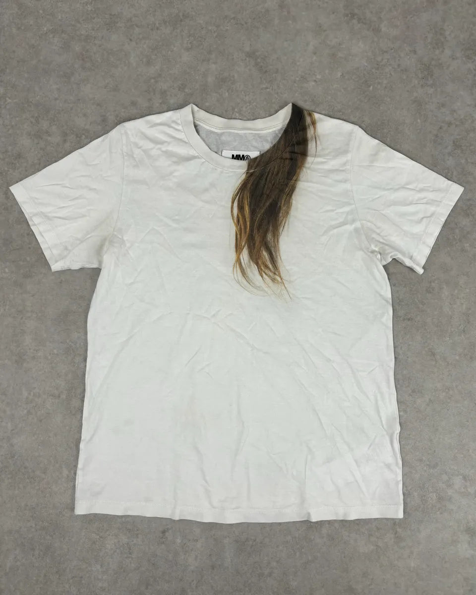 SS2022 MM6 Maison Margiela White Hair Print T-Shirt – Dolce Vita Hub