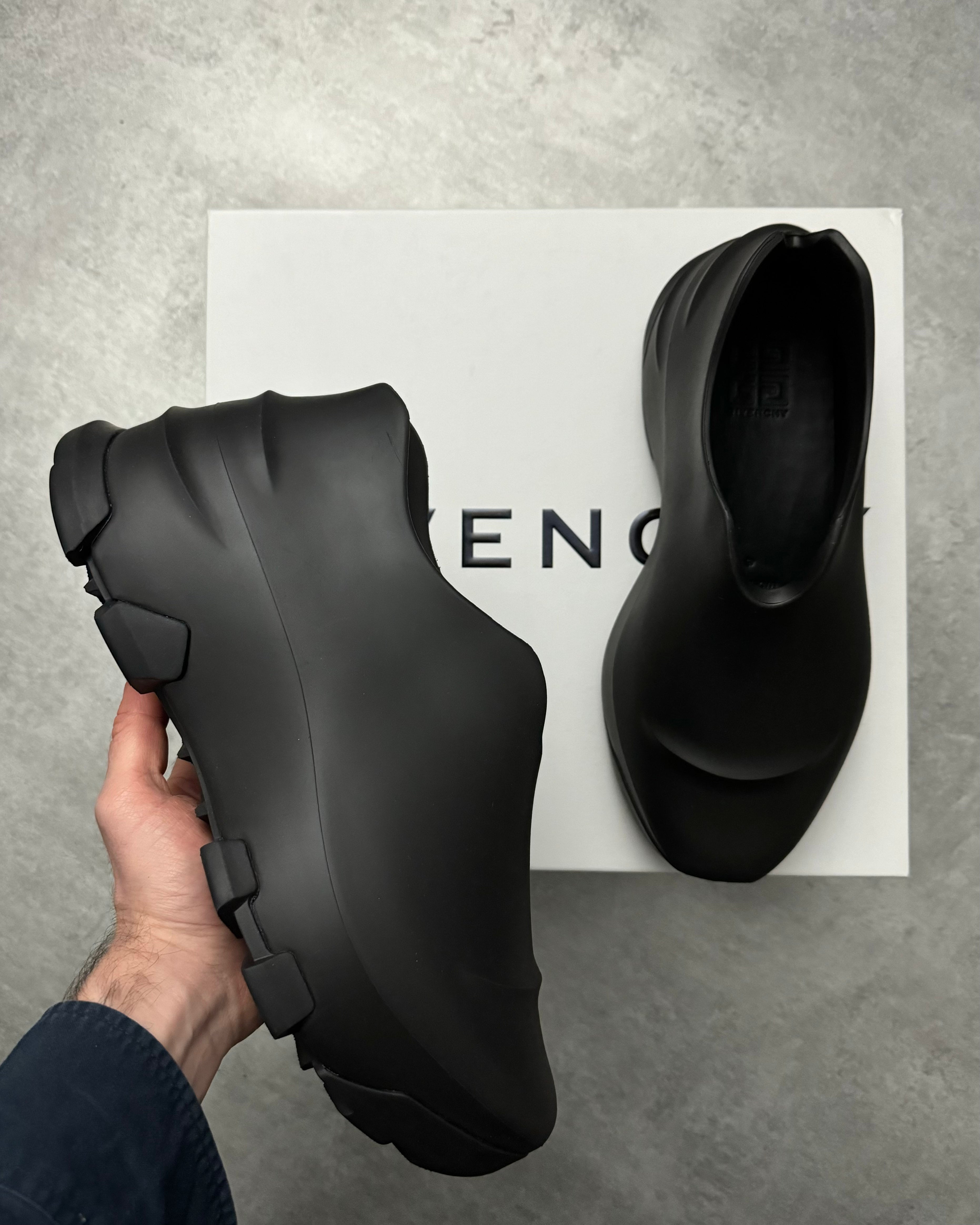 Givenchy Mallow Monumental Black Rubber Sneakers – Dolce Vita Hub