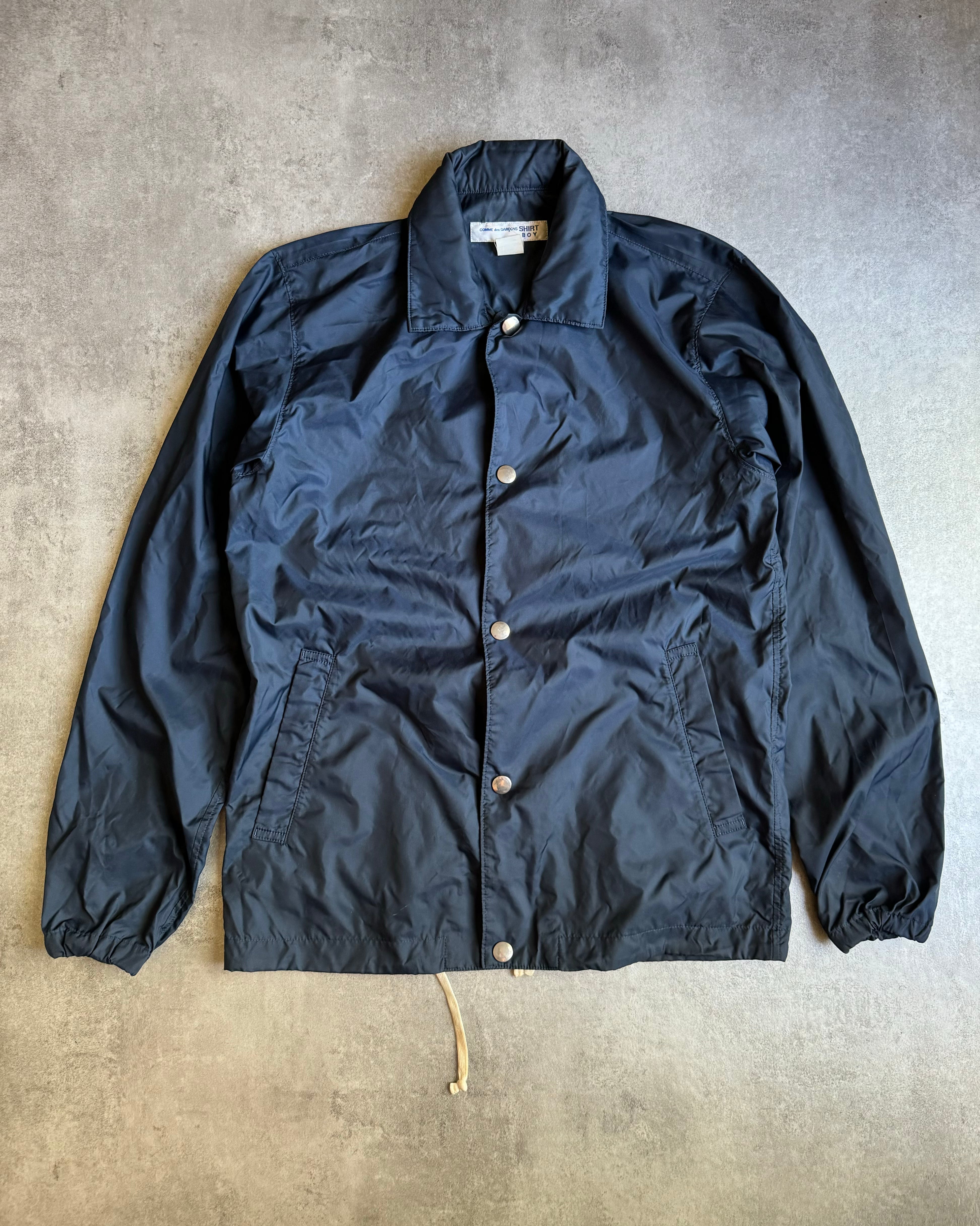 Comme des Garçons Shirt BOY Navy Boss Coach Jacket – Dolce Vita Hub