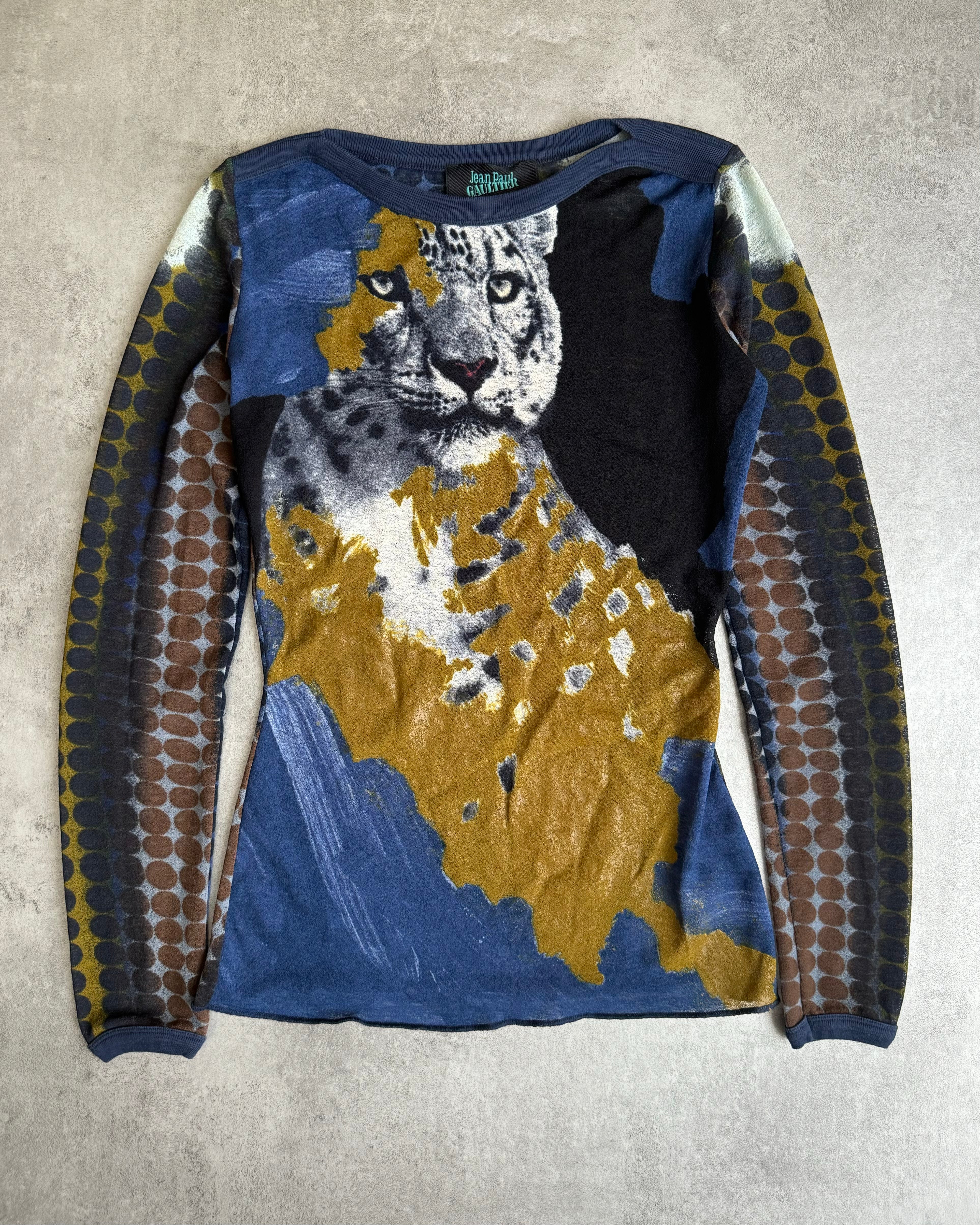 AW1995 Jean Paul Gaultier Cyber Leopard Mesh Shirt – Dolce Vita Hub