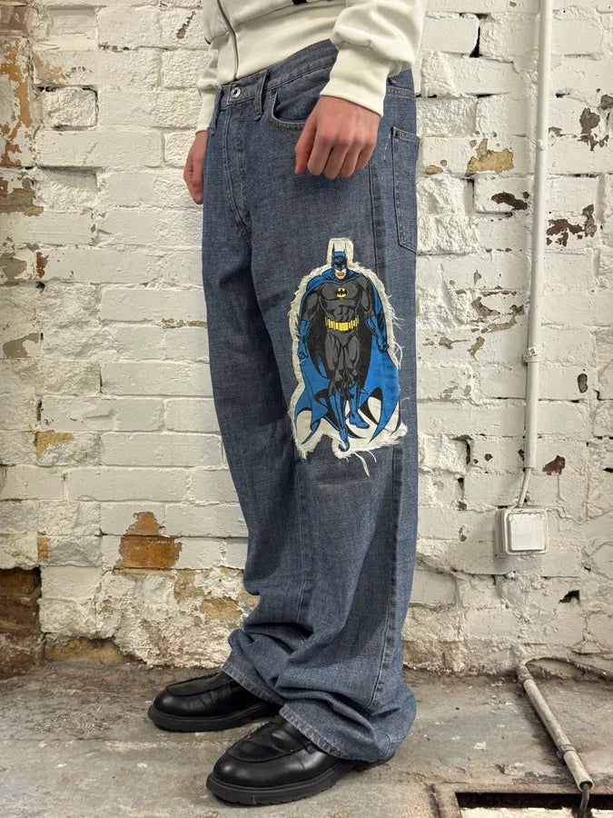 即購入⭕️ 05SS Dolce & Gabbana デニム ブルー ホースビット SS2005 Dolce & Gabbana Batman Patch Blue Denim Jeans – Dolce Vita Hub