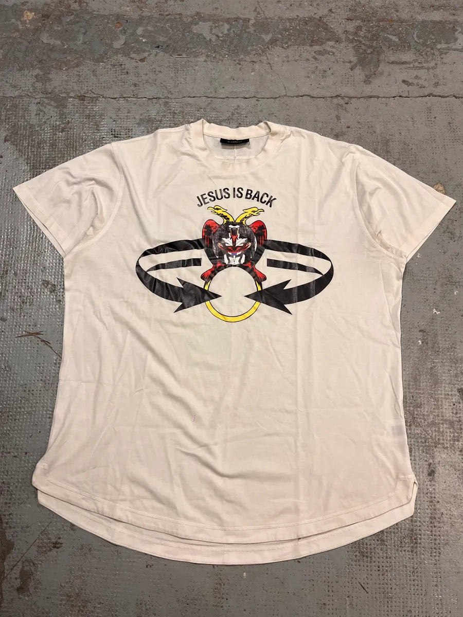 SS2014 Givenchy White Jesus is Back T-Shirt by Riccardo Tisci