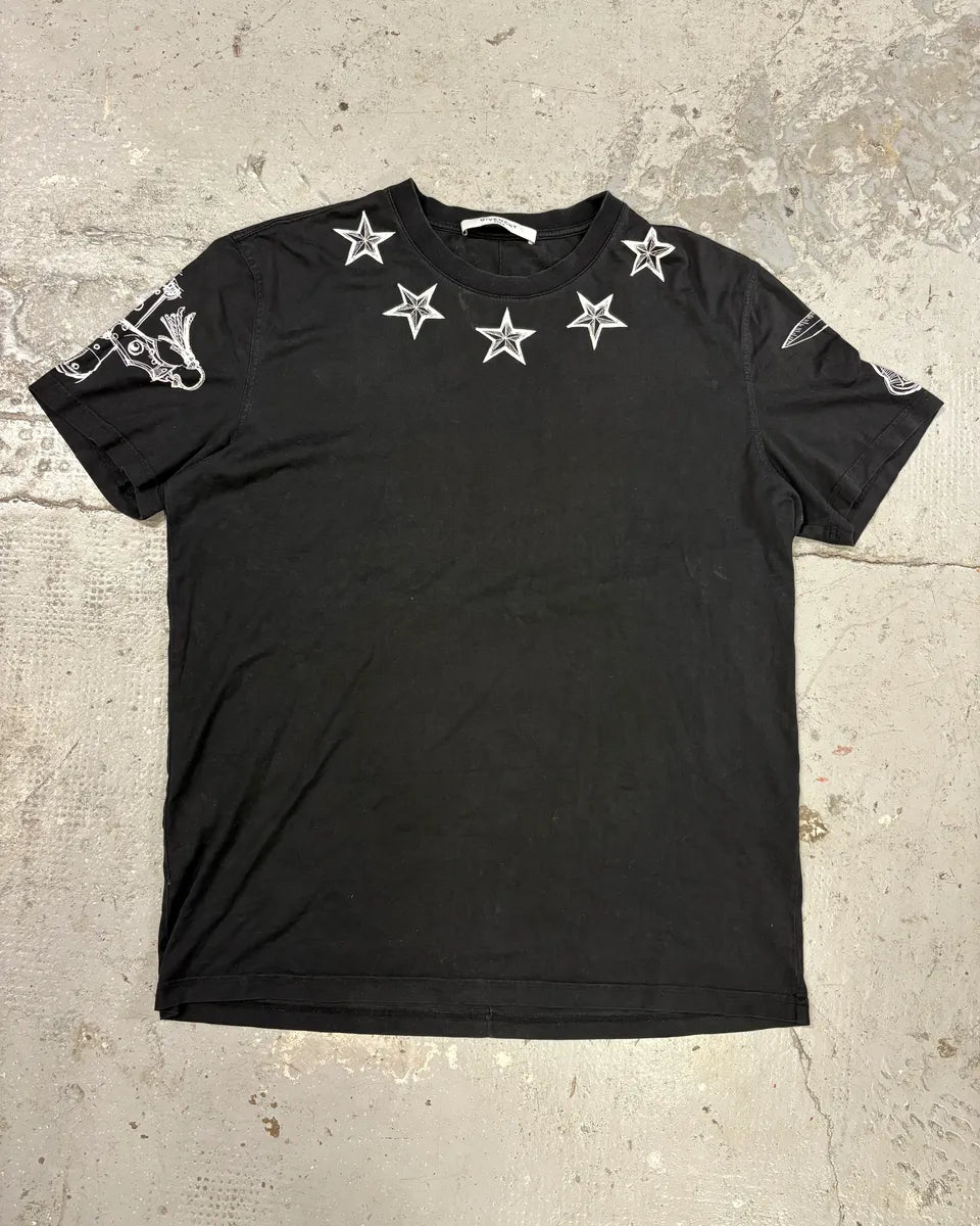 SS2017 Givenchy Black Star Tee-Shirt by Riccardo Tisci – Dolce SS2017 Givenchy Black Star Tee-Shirt by Riccardo Tisci – Dolce