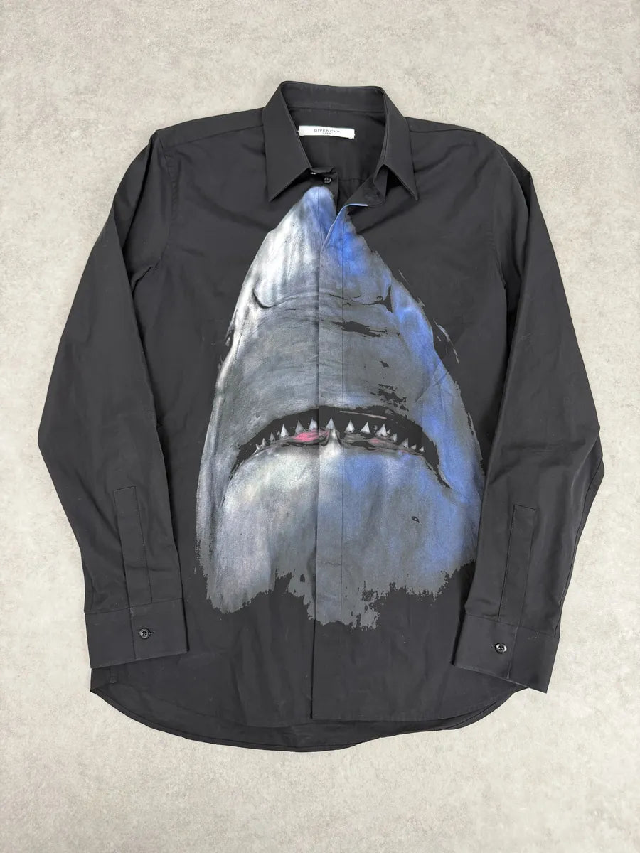 SS2017 Givenchy Jaws Shark Black Shirt by Riccardo Tisci – Dolce