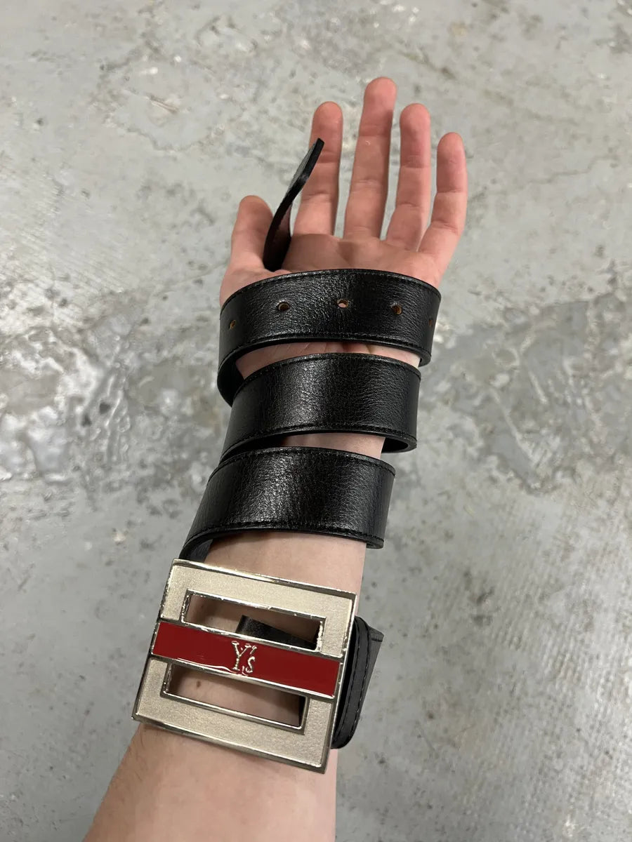 Y's Yohji Yamamoto ベルト Yohji Yamamoto Y's Black Leather