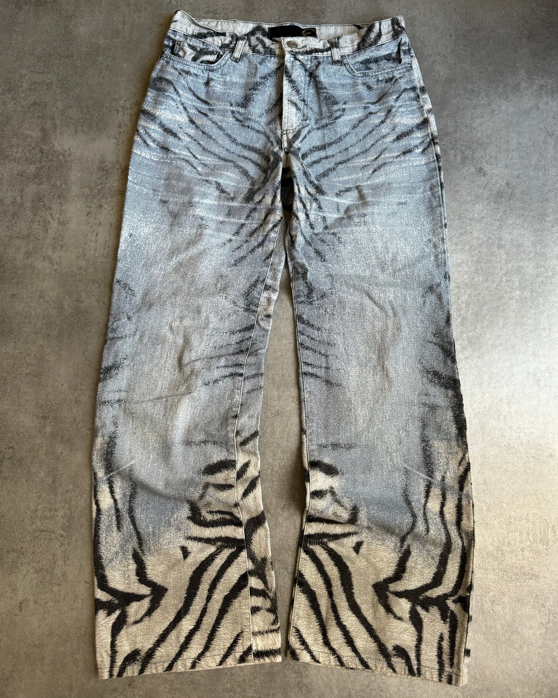 SS2002 Cavalli Safari Chic Zebra Pants (S) - 1