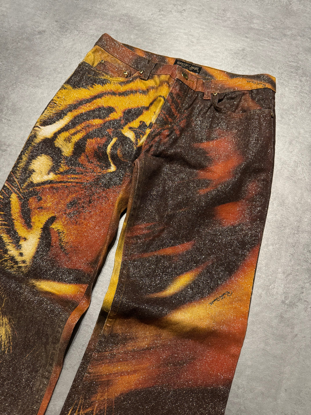 FW2000 Roberto Cavalli Savage Tiger Pants