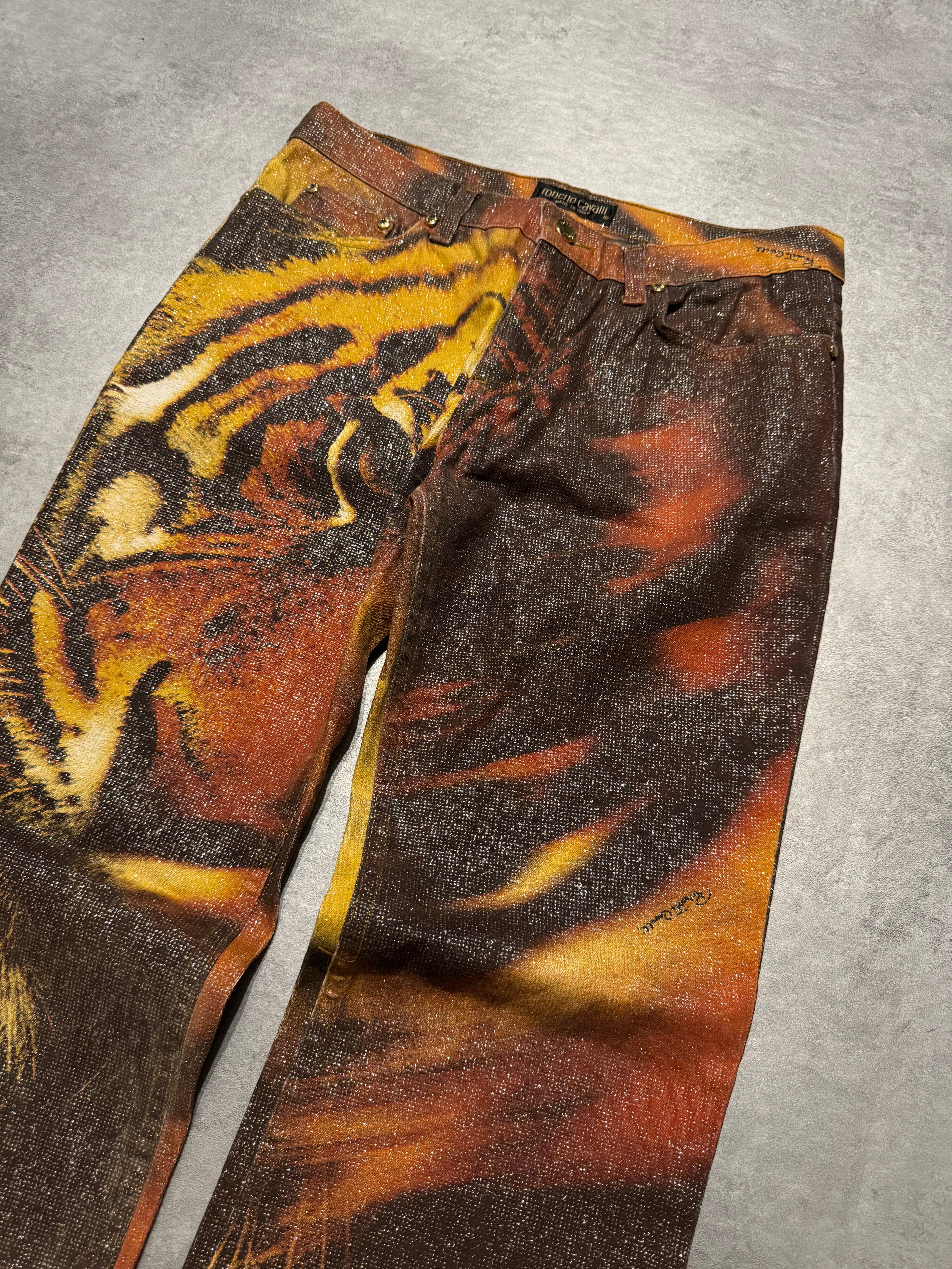 FW2000 Roberto Cavalli Savage Tiger Pants