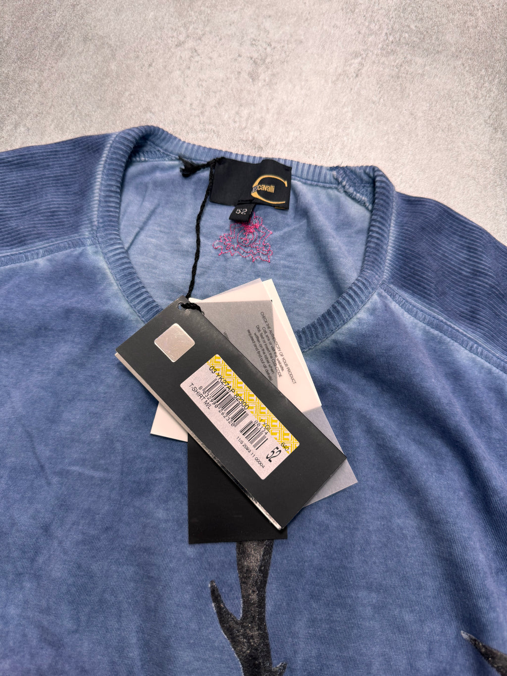 2000s Cavalli Fighting Deers Painting Longsleeves