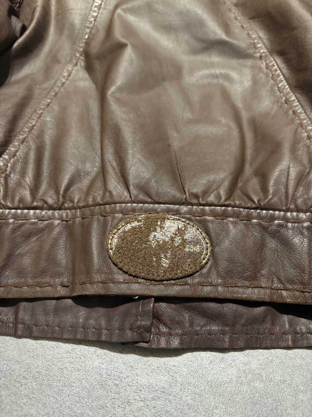2000s Roberto Cavalli Brown Fur Optimum Leather Jacket  (XS) - 5
