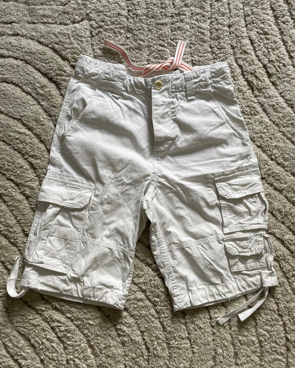 FW2006 Dolce & Gabbana Multi Pockets Cargo Olive Shorts (M) VrOiKJw 0