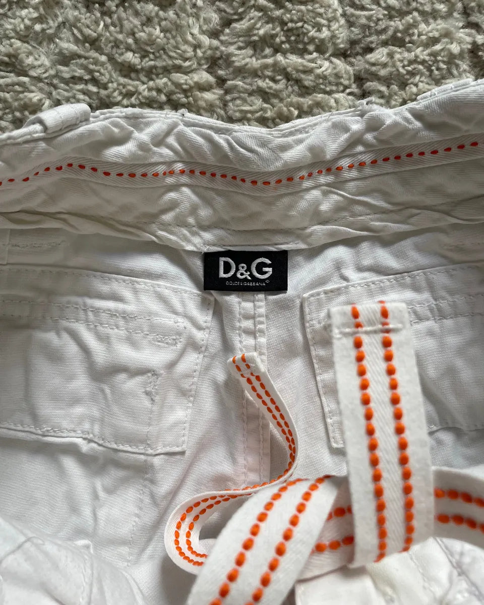 FW2006 Dolce & Gabbana Multi Pockets Cargo Olive Shorts (M) VrOiKJw 7